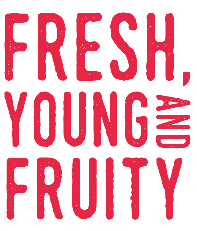 fresh, young and fruity